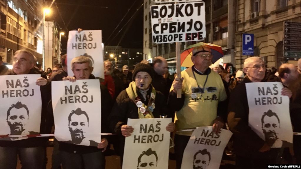 Uzbunjivač Obradović na protestu “1 od 5 miliona”: Nastavljam bitku
