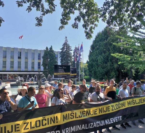 Na snazi Zakon o kriminalizaciji javne riječi u Srpskoj
