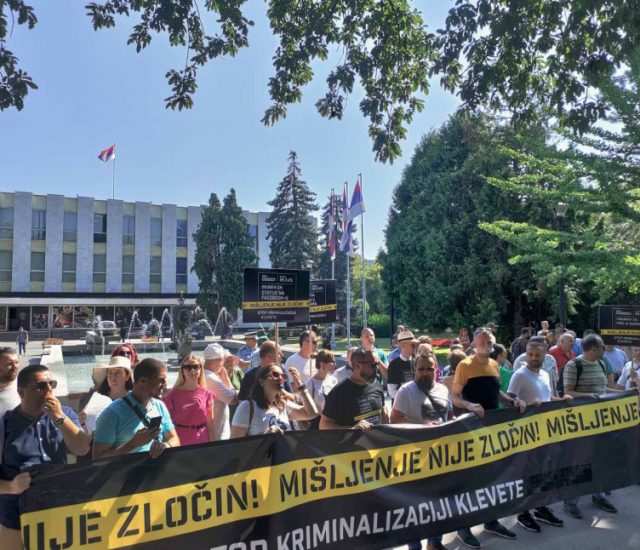 Na snazi Zakon o kriminalizaciji javne riječi u Srpskoj