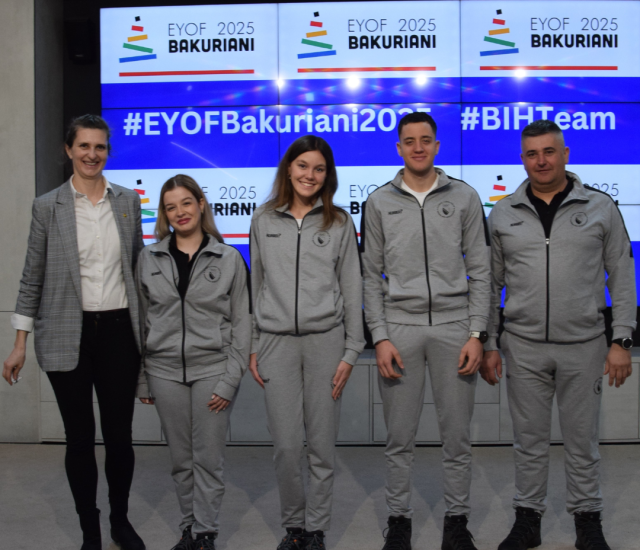 Predstavljen tim Bosne i Hercegovine za XVII Zimski Evropski olimpijski festival mladih – EYOF